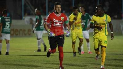 Así celebró Panchi el triunfo contra Marathón el pasado sábado en donde marcó un doblete.