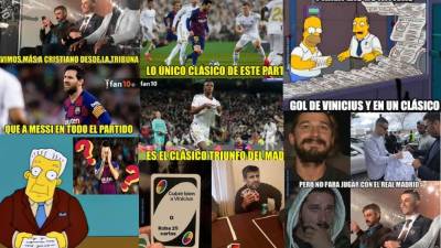 Los divertidos memes que dejó la victoria del Real Madrid (2-0) contra el Barcelona en el clásico en el estadio Santiago Bernabéu. Messi, víctima de las burlas.