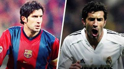 Luis Figo recordó traspaso del FC Barcelona al Real Madrid.