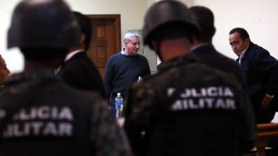 Audiencia contra Mario Zelaya y Bertetty caso de corrupción del Ihss. Foto de archivo.