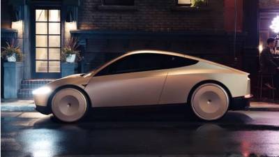 Musk explicó que Cybercab, un automóvil estilizado plateado de dos puertas cuyas baterías se recargan por inducción en vez de conectarse con un enchufe, no cuenta ni con volante ni con pedales de aceleración o frenado.