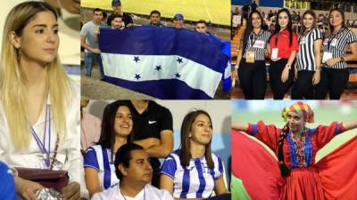 Las imágenes del ambiente que se ha vivido en el estadio Nacional con el partido amistoso de la Selección de Honduras contra Puerto Rico.