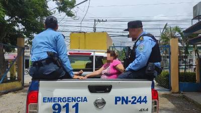 Las féminas fueron apresadas en el populoso Barrio Inglés, de la Ceiba, Atlántida (Honduras).