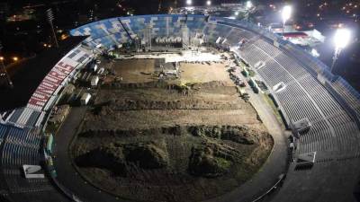 La grama del estadio Nacional Chelato Uclés será cambiada en su totalidad.