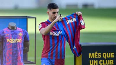 Ferran Torres se unió al Barcelona procedente del Manchester City.