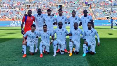 La selección de Honduras buscará el tercer lugar de la Liga de Naciones de Concacaf. Foto Fenafuth.