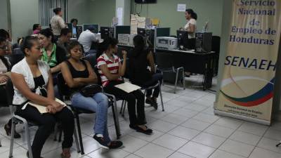 Al menos 100 personas llegan a la secretaría en busca de trabajo.