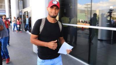 El volante del Alajuelense arribó este lunes al país a integrarse a la Selección de Honduras para los juegos ante Puerto Rico y Chile.
