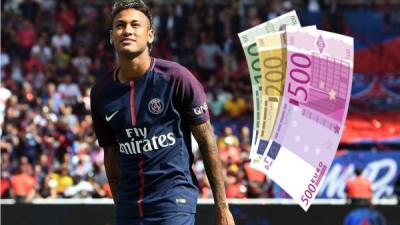 Neymar gana 4.000 euros la hora en el PSG.