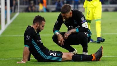 Dani Carvajal tuvo que abandonar el campo de juego en el minuto 65 tras sufrir unas molestias en el muslo.