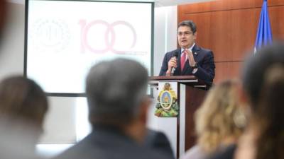 El presidente hondureño Juan Orlando Hernández. Foto de archivo.