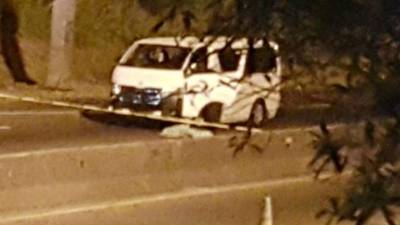 Tomada de END. El conductor del microbús disparó contra los policías.