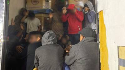 Los migrantes fueron detenidos y serán procesados para su deportación./CBP.