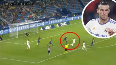 Gareth Bale marcó su primer gol de la temporada 2021-2022 con el Real Madrid.