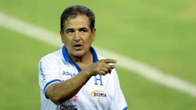 Jorge Luis Pinto, seleccionador de Honduras.