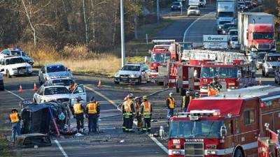El accidente ocurrió a las 4:00 pm, hora de Honduras.