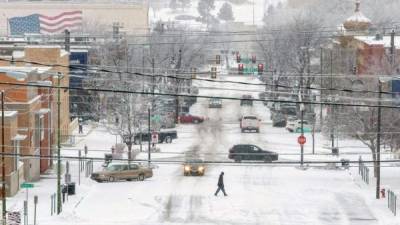 La nieve ha causado problemas de circulación vehicular en las principales vías de la costa este de los Estados Unidos.