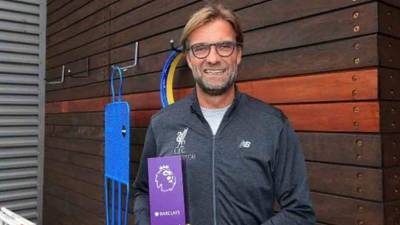 Jürgen Klopp, galardonado en Inglaterra.