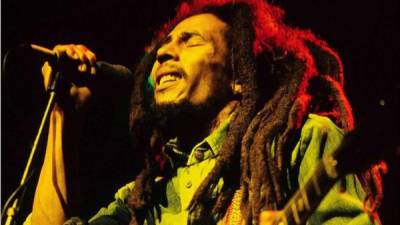 Bob Marley, máximo exponente de la música reggae.