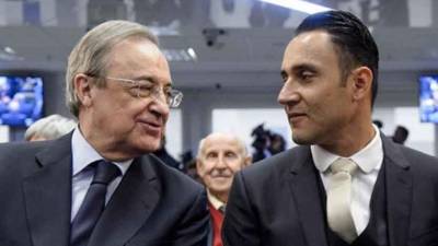 Florentino Pérez asegura que Keylor no se mueve del club merengue.