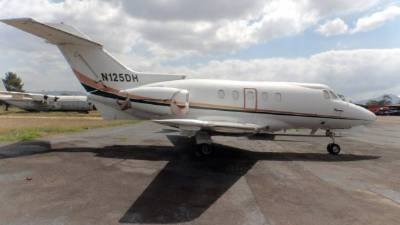 La subasta será de 9:00 am a 5:00 pm en Expocentro. En la gráfica, la aeronave valorada en 5.7 millones de lempiras.