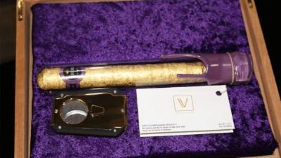 El cigarro fue vendido en Las Vegas.