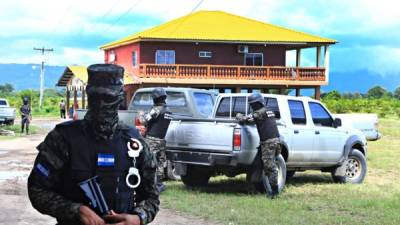 Agentes de Fusina aseguraron las propiedades de 'Los Cachiros' en Choloma.