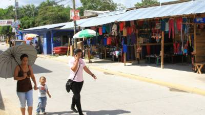 Nuevos negocios surgen en el centro de Potrerillos.