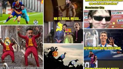 La posible salida de Messi ha despertado todo tipo de comentarios en las redes sociales y los memes no se han hecho esperar. El argentino es víctima de burlas.