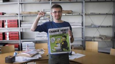 El director del semanario satírico Charlie Hebdo, Charb.