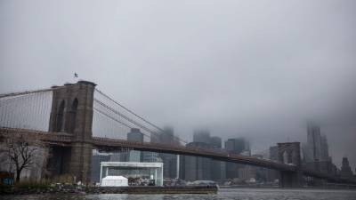 Una lluvia leve se registró en Nueva York.