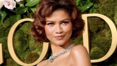 Zendaya destacó como una de las mejores vestidas en la gala de los Globo de Oro.