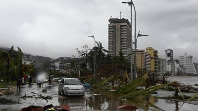 Vista de los daños causados tras el paso del huracán Otis en Acapulco, Estado de Guerrero, México, el 25 de octubre de 2023.
