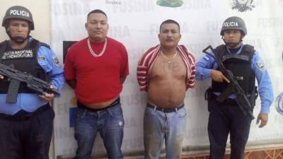 Los imputados Jairo Iván Ramos Urbina y Juan Carlos Aguilera.