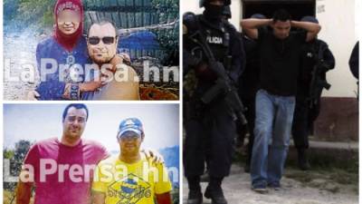 Christopher Glenn con una de las menores que tenía en cautiverio en Comayagua.
