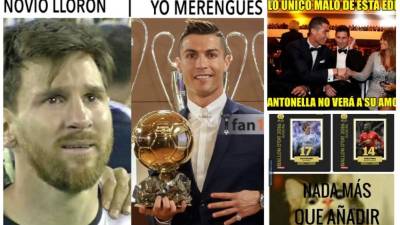 Cristiano Ronaldo conquistó su cuarto Balón de Oro el cual fue otorgado por la revista francesa France Football, ganando a Lionel Messi y las redes sociales no han tardado en explotar con memes.