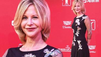 La actriz Meg Ryan en el festival de cine de Shanghai.