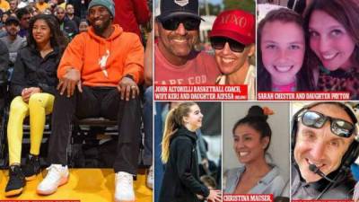 El accidente de helicóptero no solo acabó con la vida de Kobe Bryant y su hija Gianna. Otras siete personas más fallecieron en el trágico suceso. Conocé el rostro de cada uno de los que murieron.