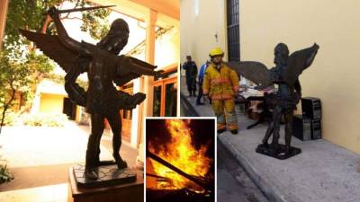 Un voraz incendio consumió en la madrugada de hoy el Museo del Hombre Hondureño en el centro histórico de Tegucigalpa, reduciendo a cenizas obras, libros y otros elementos que enriquecían la cultura de la capital hondureña.