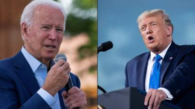 Biden y Trump se enfrentarán mañana en el primer debate electoral./AFP.