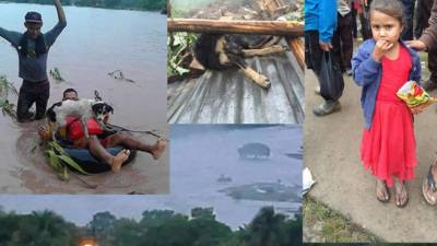 Lluvias han dejado varios muertos, decenas de damnificados y daños en Honduras.