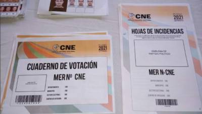 Son 32 millones de papeletas las que mandó a imprimir el CNE.