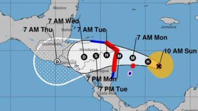 Iota llegará a Centroamérica como un poderoso huracán categoría 4 con vientos “potencialmente catastróficos” de 130-156 mph (209-251 km/h), una intensidad similar al ciclón Eta.