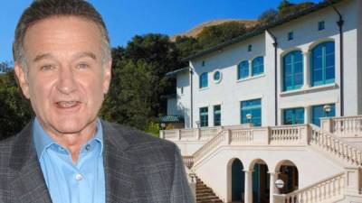 La casa del actor Robin Williams en Napa Valley (California).