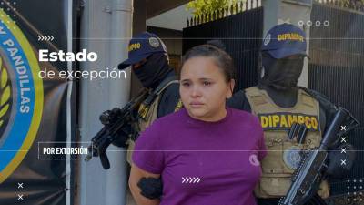 Policía ha logrado más de 570 capturas durante el estado de excepción e igual decomiso de dinero, droga, armas y dispositivos para extorsionar.