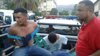 Los detenidos fueron remitidos a la fiscalía de turno.