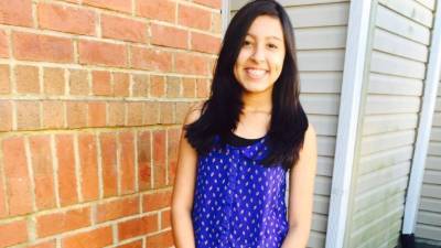 Kimberly Pineda Chávez llegó a Estados Unidos en la oleada de niños que cruzaron solos la frontera en septiembre de 2014.