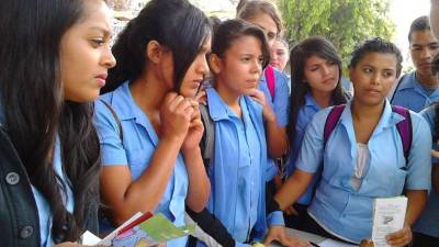Un grupo de jóvenes hondureñas. Foto de Archivo.
