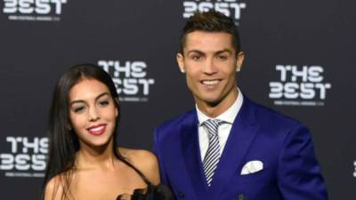 El delantero portugués Cristiano Ronaldo y la modelo Georgina Rodríguez.