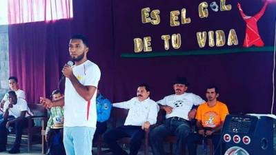 El jugador ya renovó su contrato con el Motagua. Foto Redes.